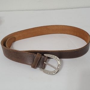 Leather belt